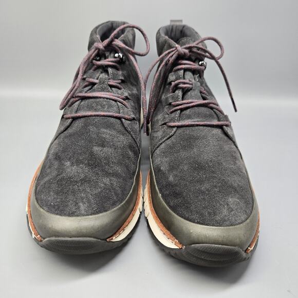 COLE HAAN GRAND SPORT RUGGED CHUKKA SUEDE BOOTS GREEN GREY SHOES MEN'S US 12 M - Picture 3 of 11